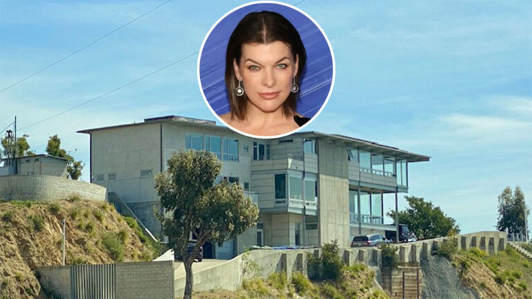 Milla Jovovich House Hollywood Hills Los Angeles