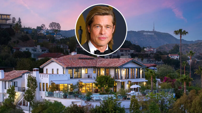 Brad Pitt House Hollywood Hills Los Angeles
